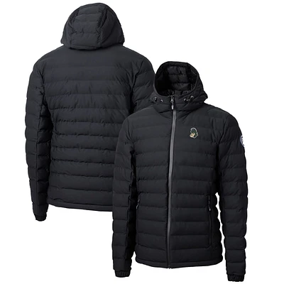 Men's Cutter & Buck Black Michigan State Spartans Mission Ridge Repreve Eco Insulated Puffer Full-Zip Jacket