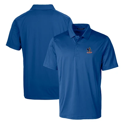 Cutter & Buck Royal Delaware Fightin' Blue Hens Primary Team Logo Prospect Textured Stretch Polo