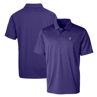 Cutter & Buck Purple ECU Pirates Primary Team Logo Prospect Textured Stretch Polo