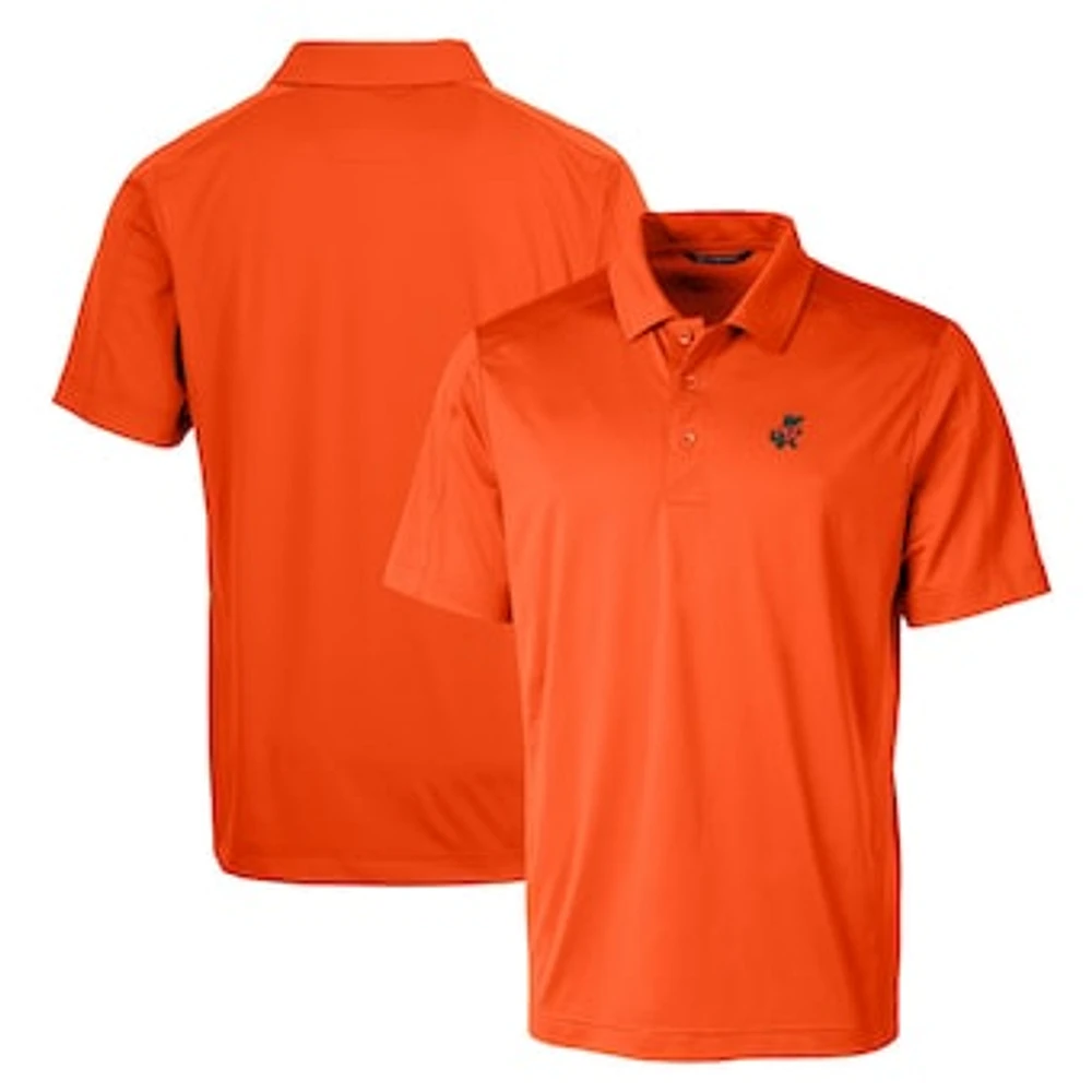 Cutter & Buck Florida Gators Primary Team Logo Prospect Textured Stretch Polo