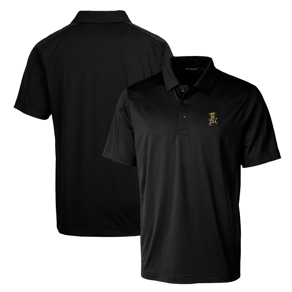Cutter & Buck Wichita State Shockers Primary Team Logo Prospect Textured Stretch Polo