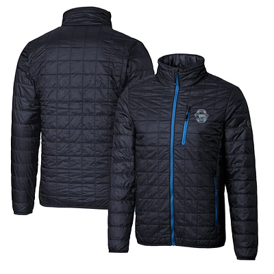 Cutter & Buck Navy Penn State Nittany Lions Primary Team Logo Rainier PrimaLoft Eco Insulated Full-Zip Puffer Jacket