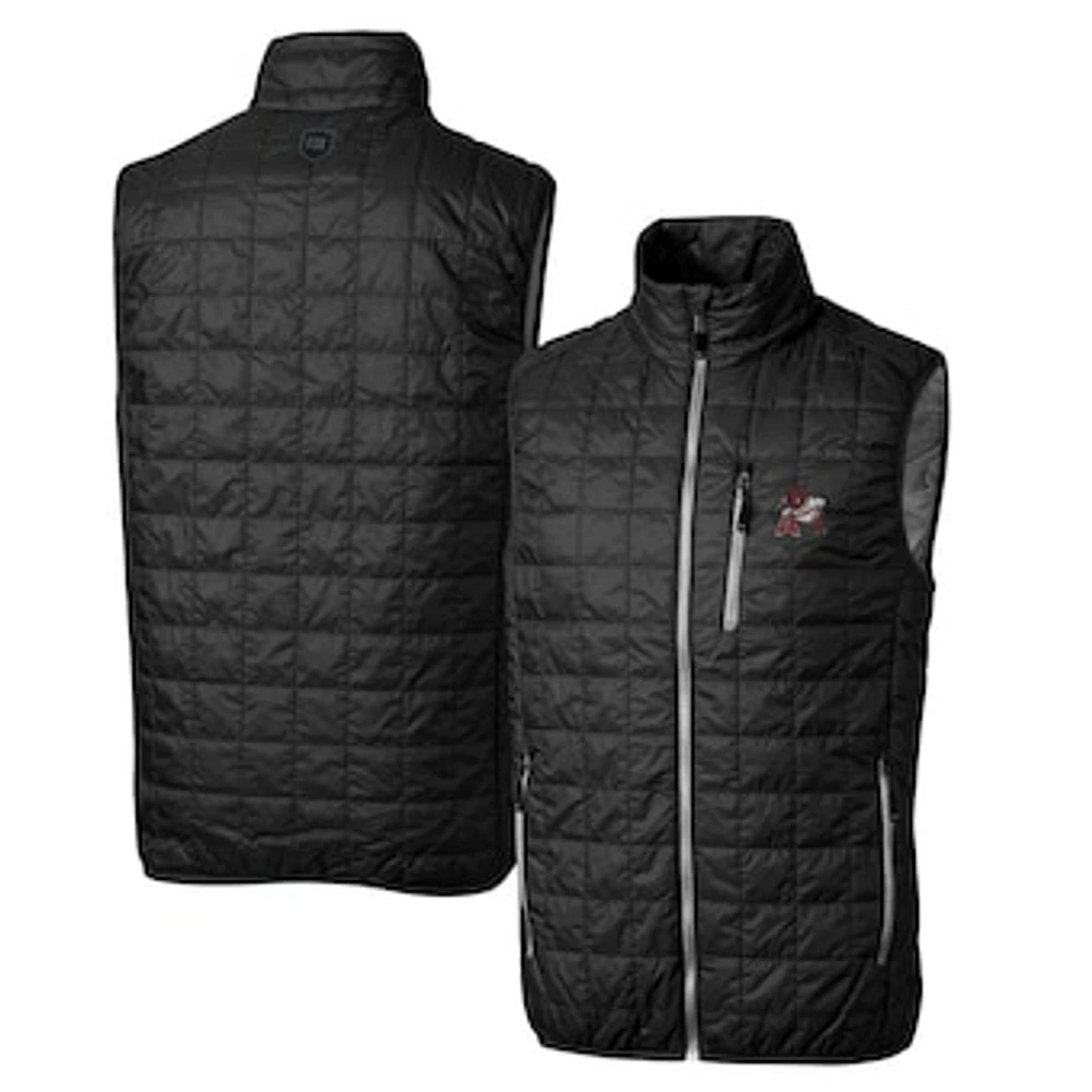 Cutter & Buck Arkansas Razorbacks Primary Team Logo Rainier PrimaLoft Eco Insulated Full-Zip Puffer Vest