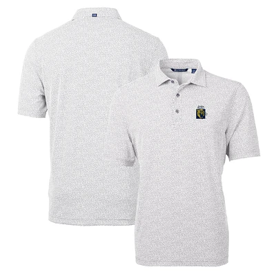 Men's Cutter & Buck Gray FIU Panthers Virtue Eco Pique Botanical Recycled Polo