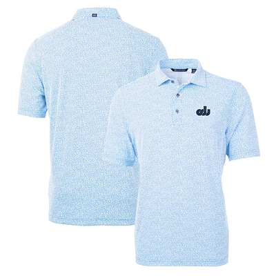 Men's Cutter & Buck Light Blue Old Dominion Monarchs Virtue Eco Pique Botanical Recycled Polo
