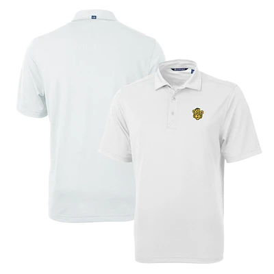 Men's Cutter & Buck White Missouri Tigers Team Logo Virtue Eco Pique Recycled Polo