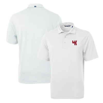 Men's Cutter & Buck White Western Kentucky Hilltoppers Team Logo Virtue Eco Pique Recycled Polo