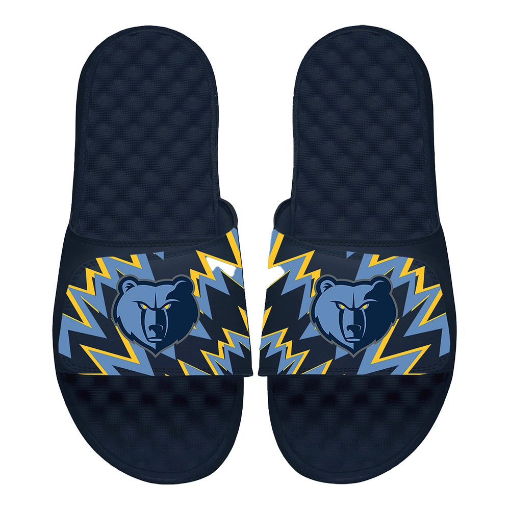 ISlide Navy Memphis Grizzlies High Energy Slide Sandals