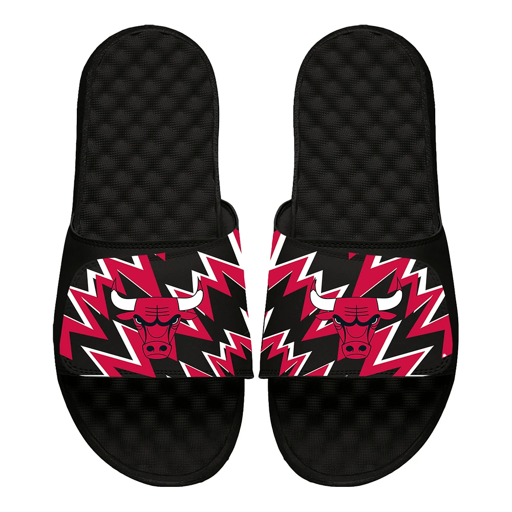 Youth ISlide Black Chicago Bulls High Energy Slide Sandals