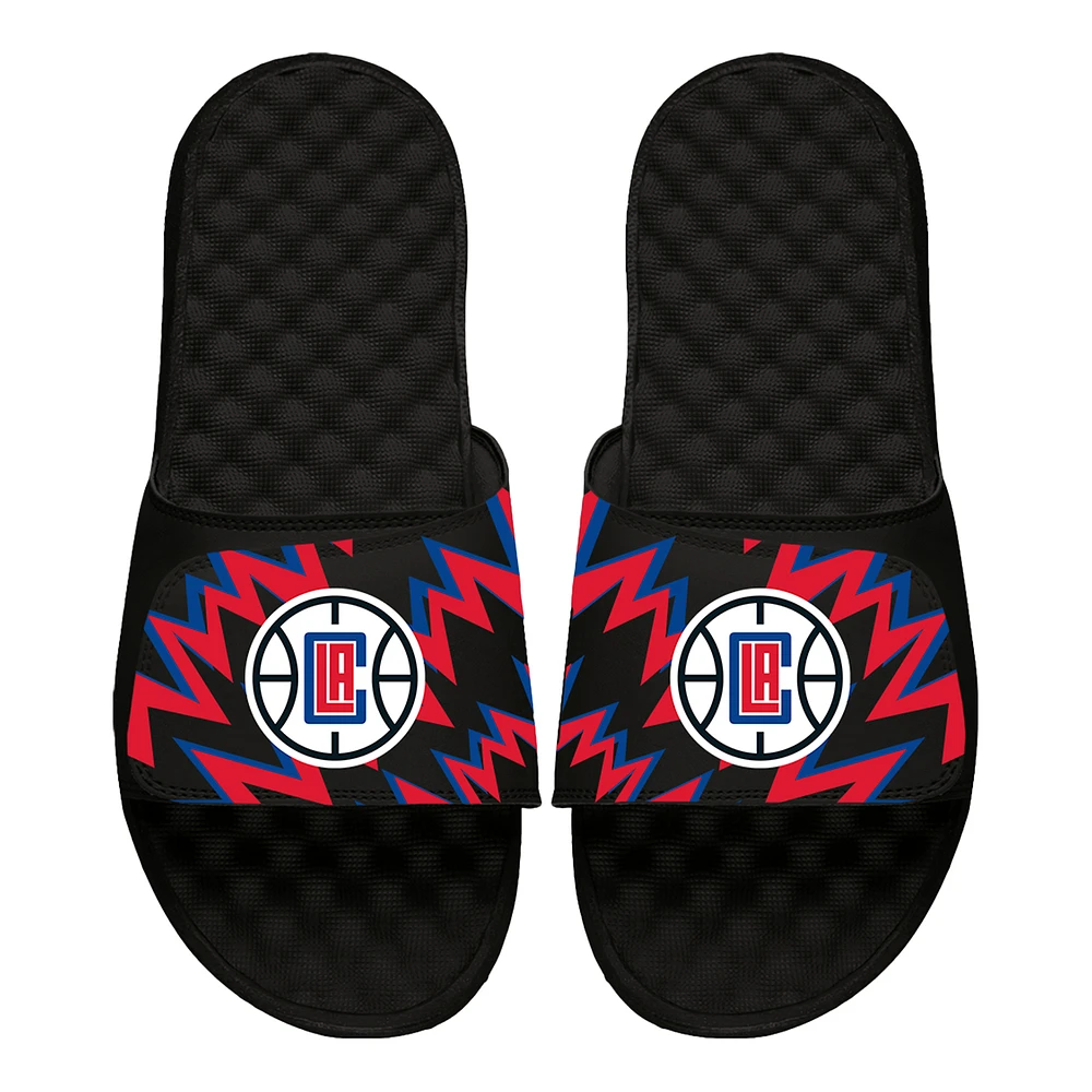Youth ISlide Black LA Clippers High Energy Slide Sandals
