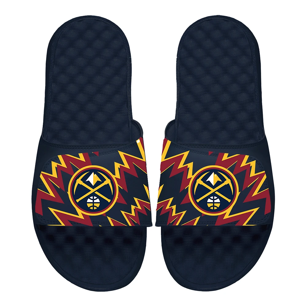 Youth ISlide Navy Denver Nuggets High Energy Slide Sandals