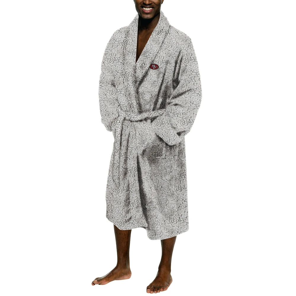 Men's The Northwest Group Gray San Francisco 49ers Sherpa Bath Robe