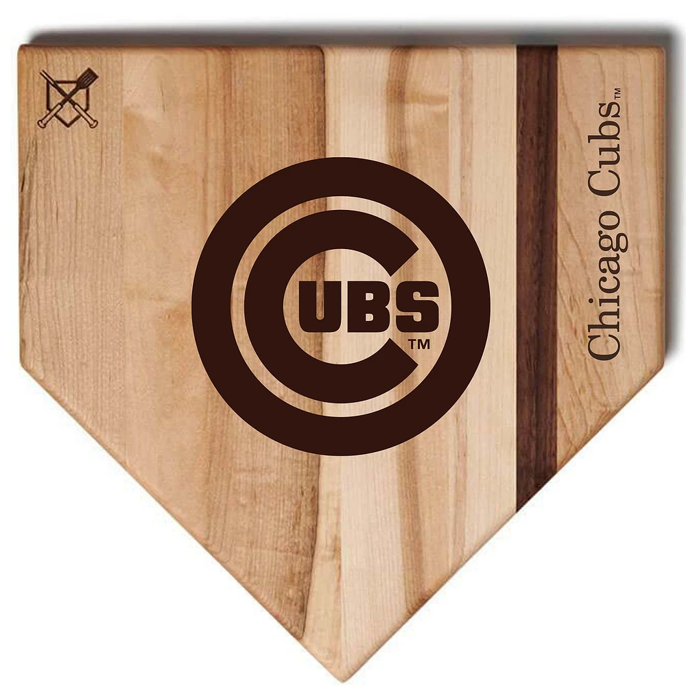 Baseball BBQ Chicago Cubs 12'' x 12'' Home Plate Cutting Board