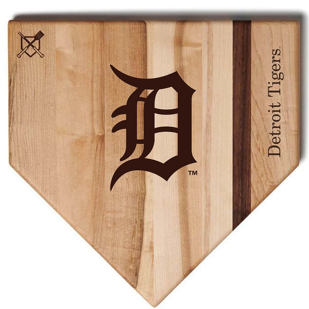 Baseball BBQ Detroit Tigers 12'' x 12'' Home Plate Cutting Board