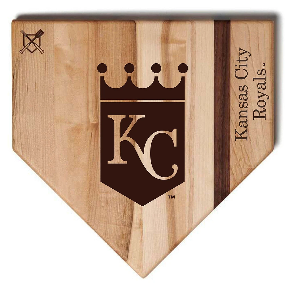 Baseball BBQ Kansas City Royals 12'' x 12'' Home Plate Cutting Board