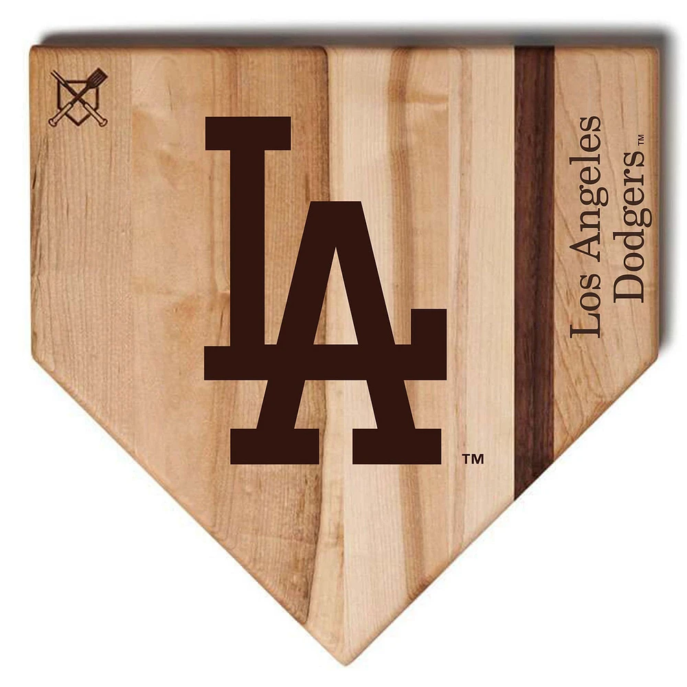 Baseball BBQ Los Angeles Dodgers 12'' x 12'' Home Plate Cutting Board
