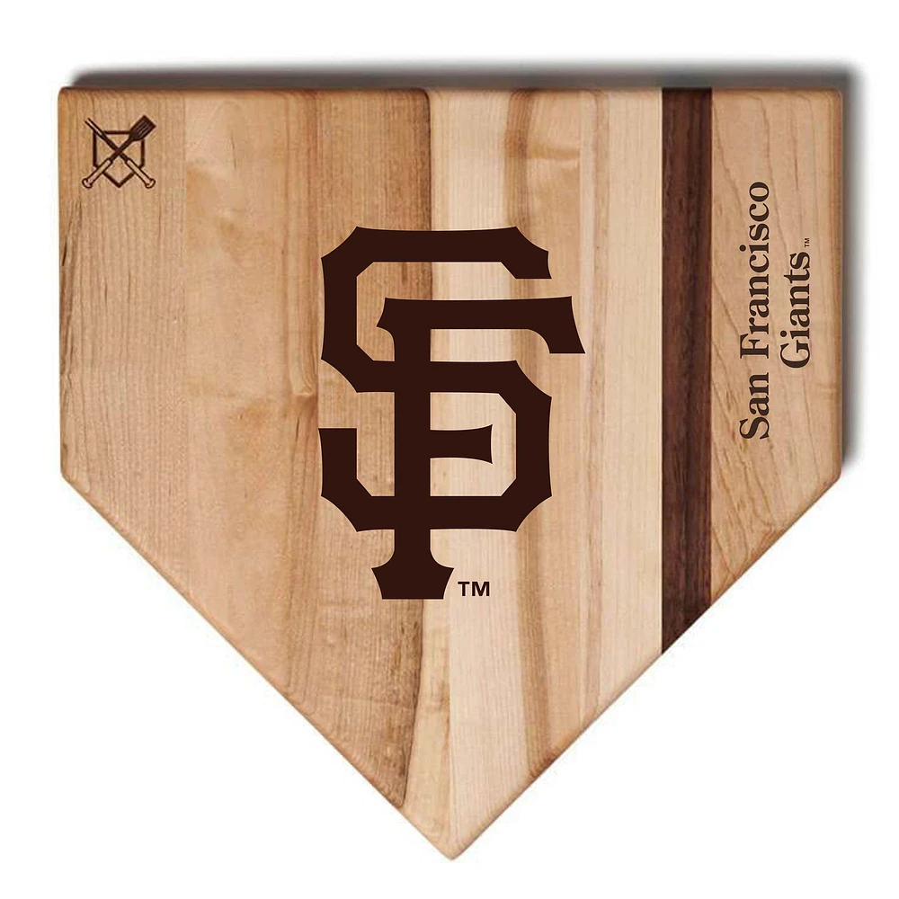 Baseball BBQ San Francisco Giants 12'' x 12'' Home Plate Cutting Board