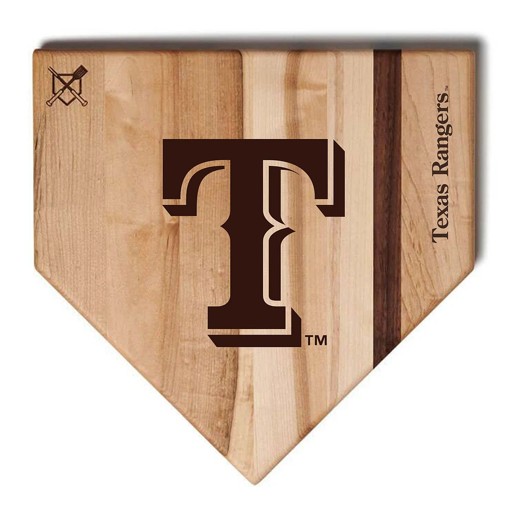 Baseball BBQ Texas Rangers 12'' x 12'' Home Plate Cutting Board
