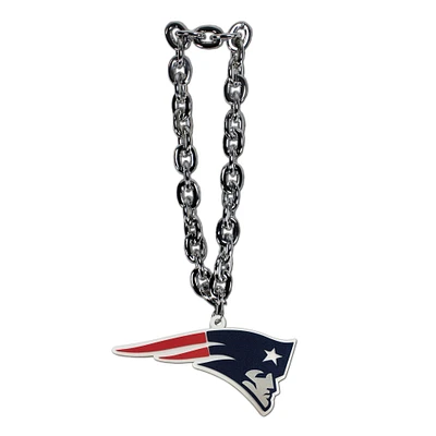 New England Patriots Oversized Superfan Chain Necklace