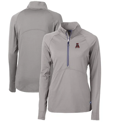Women's Cutter & Buck Alabama Crimson Tide Adapt Eco Knit Stretch Recycled Half-Zip Pullover Top