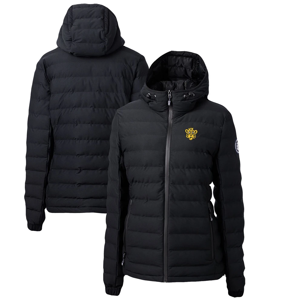 Women's Cutter & Buck Black Missouri Tigers Mission Ridge Repreve Eco Insulated Full-Zip Puffer Jacket