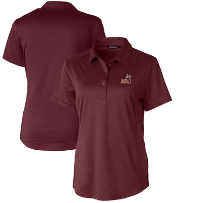 Women's Cutter & Buck Maroon Arizona State Sun Devils Vault Prospect Textured Stretch Polo