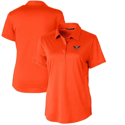 Women's Cutter & Buck Orange Auburn Tigers Vault Prospect Textured Stretch Polo