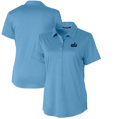 Women's Cutter & Buck Light Blue Old Dominion Monarchs Vault Prospect Textured Stretch Polo