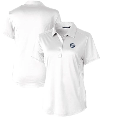 Women's Cutter & Buck White Penn State Nittany Lions Vault Prospect Textured Stretch Polo