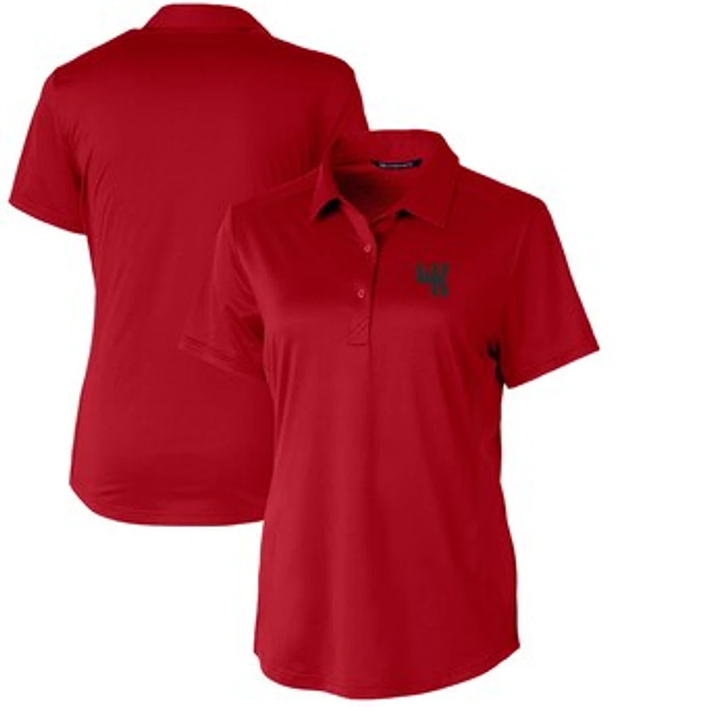 Women's Cutter & Buck Red Western Kentucky Hilltoppers Vault Prospect Textured Stretch Polo