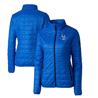Women's Cutter & Buck Royal Air Force Falcons Vault Rainier PrimaLoft Eco Insulated Full-Zip Puffer Jacket