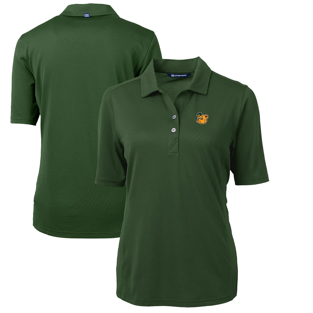 Women's Cutter & Buck Baylor Bears Team Virtue Eco Pique Recycled Polo