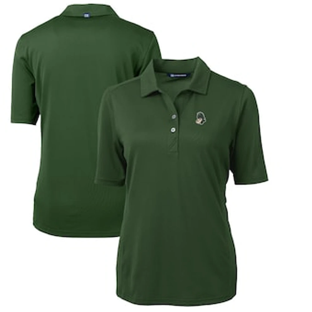 Women's Cutter & Buck Michigan State Spartans Team Virtue Eco Pique Recycled Polo
