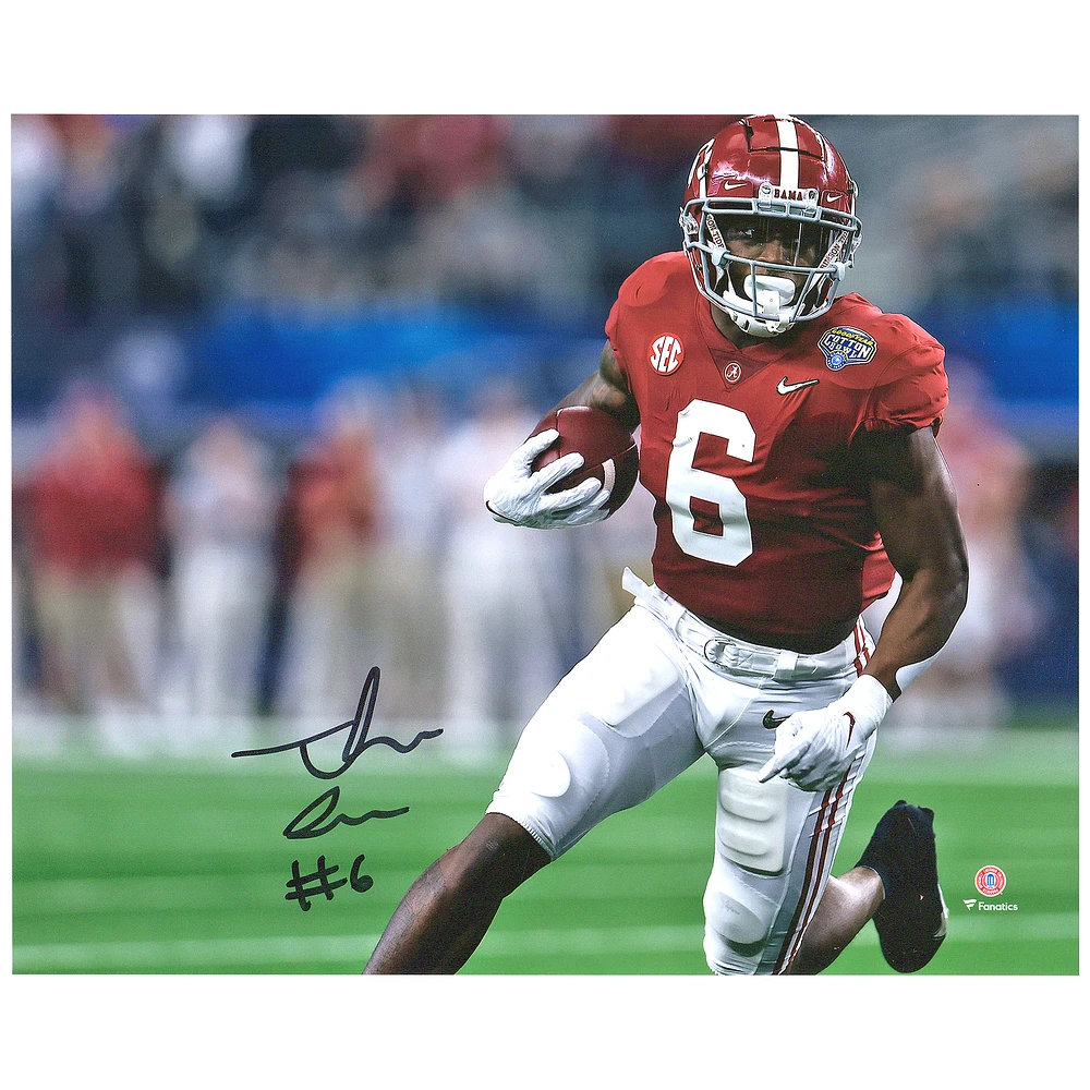 Trey Sanders Alabama Crimson Tide Autographed 8" x 10" Running Photograph