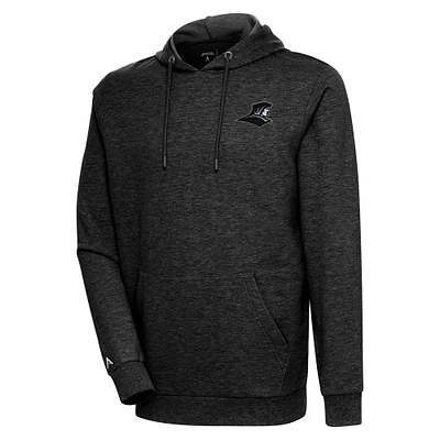 Men's Antigua Heather Black Providence Friars Action Pullover Hoodie
