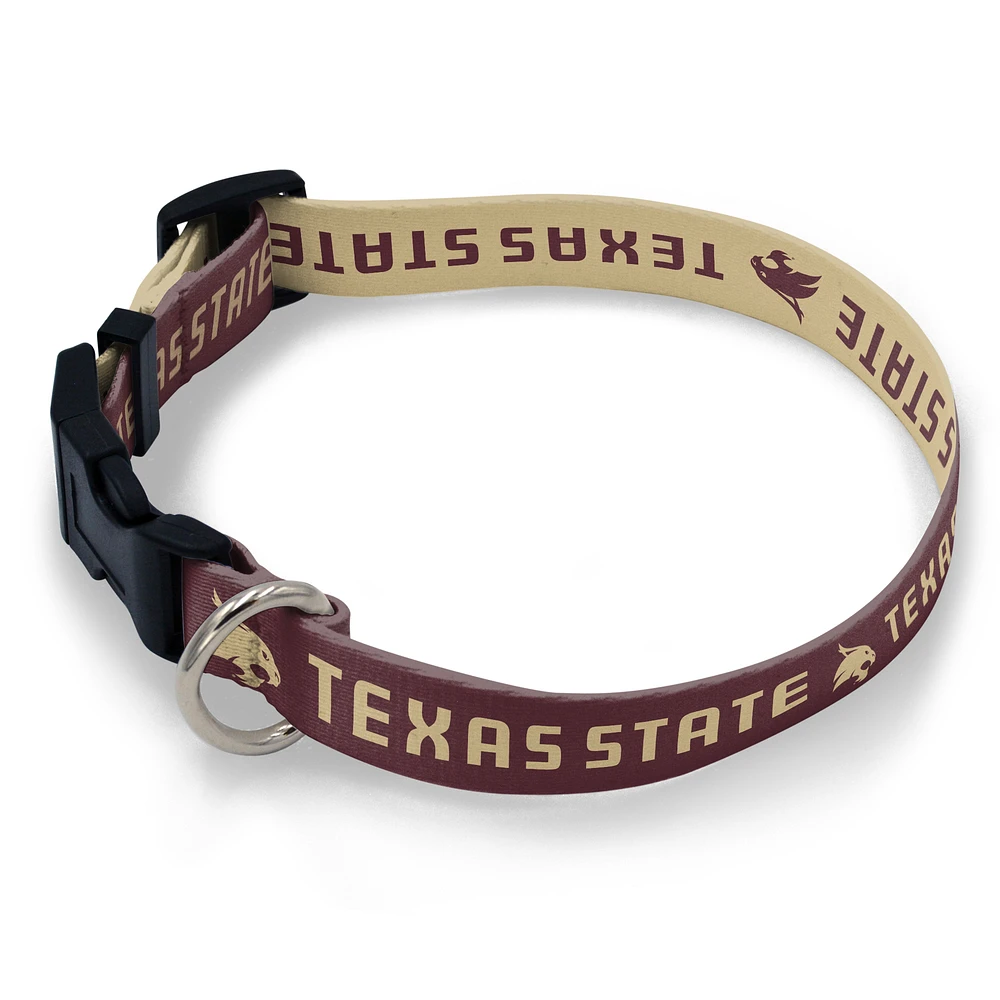 WinCraft Texas State Bobcats Adjustable Pet Collar