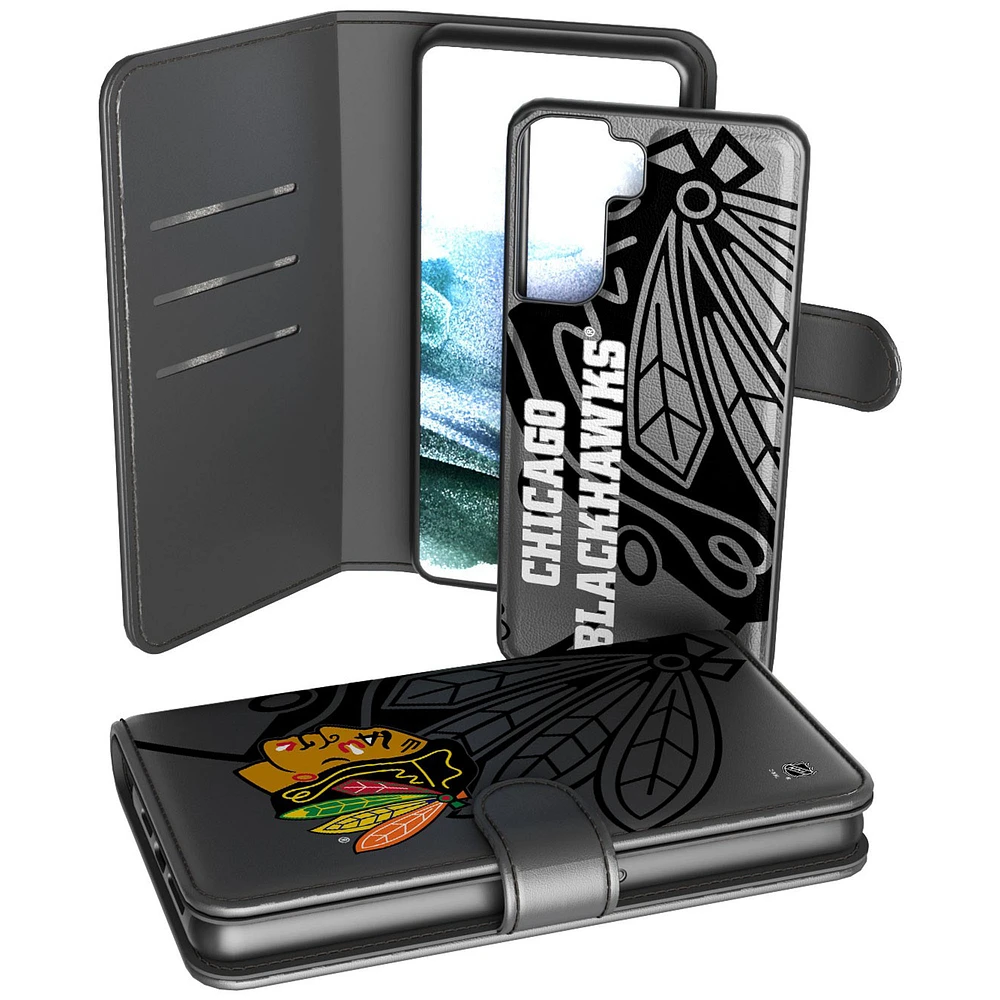 Chicago Blackhawks Samsung Galaxy Mono Tilt Wallet Case