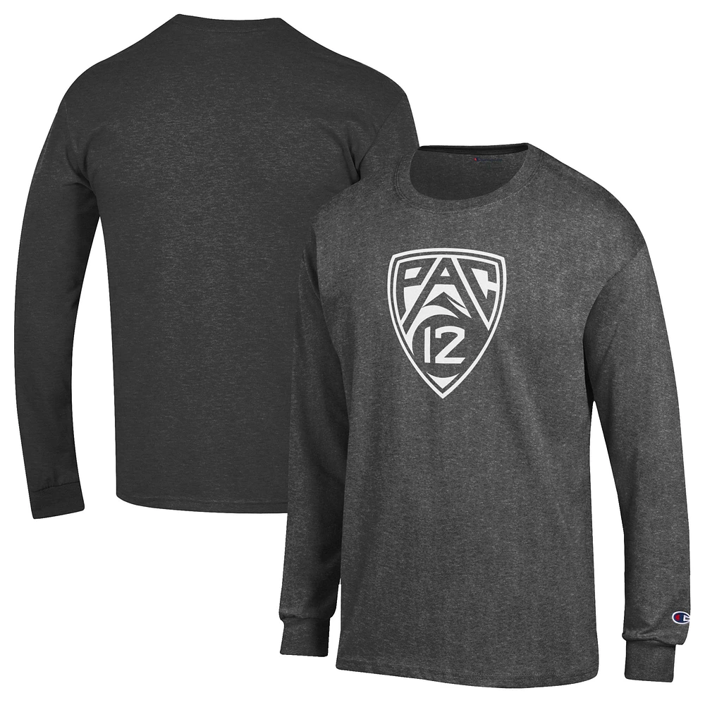 Men's Champion Gray Pac-12 Gear Conference Long Sleeve T-Shirt