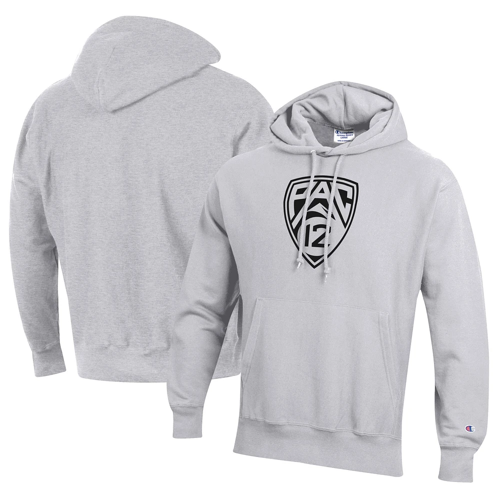 Men's Champion Gray Pac-12 Gear Conference Pullover Hoodie