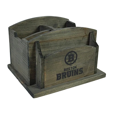 Imperial Boston Bruins Rustic Desk Organizer