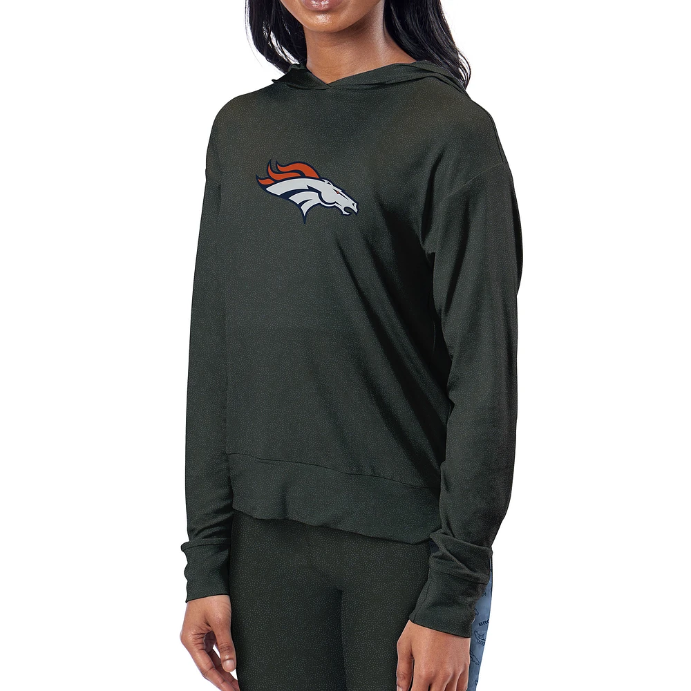 Women's Certo Charcoal Denver Broncos Pullover Hoodie