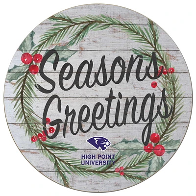 High Point Panthers 20'' x 20'' Season's Greetings Circle