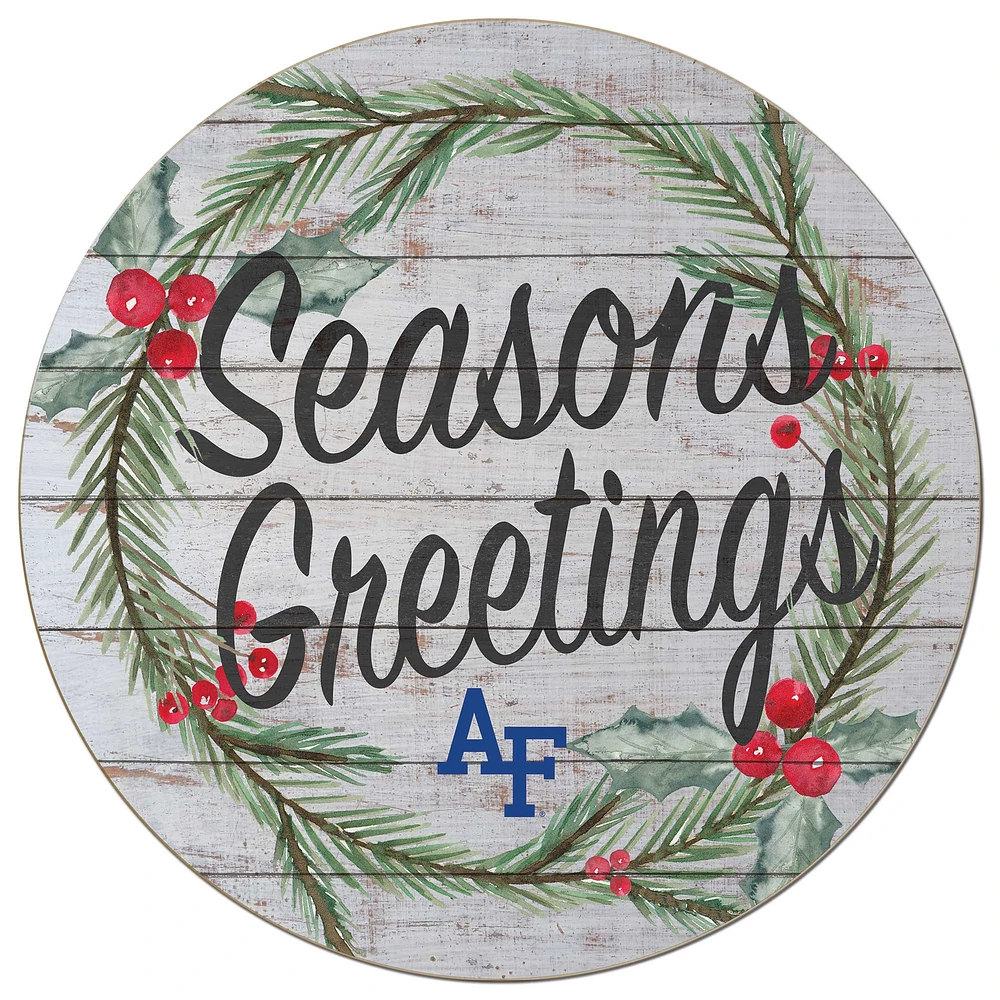Air Force Falcons 20'' x 20'' Season's Greetings Circle