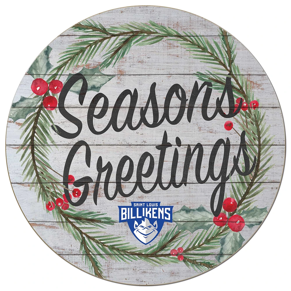 Saint Louis Billikens 20'' x 20'' Season's Greetings Circle