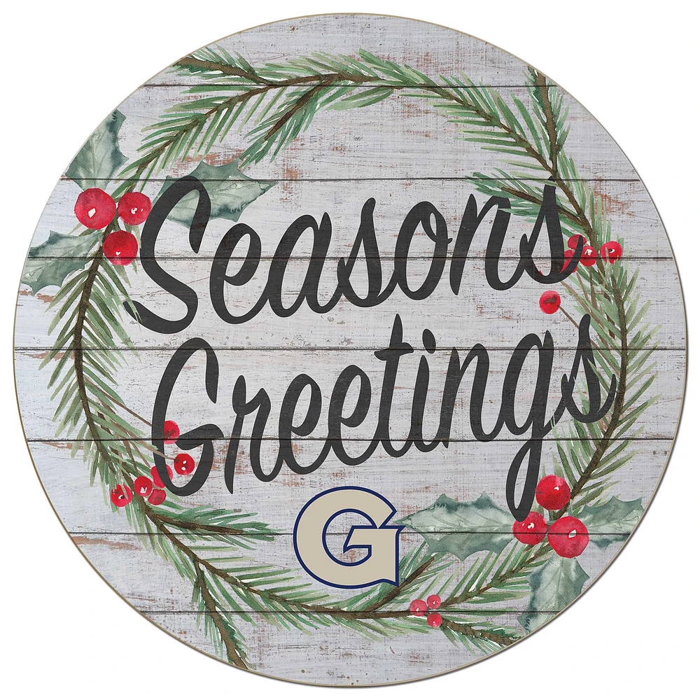 Georgetown Hoyas 20'' x 20'' Season's Greetings Circle