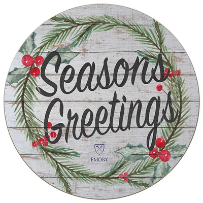 Emory Eagles 20'' x 20'' Season's Greetings Circle