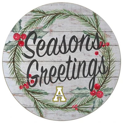 Appalachian State Mountaineers 20'' x 20'' Season's Greetings Circle