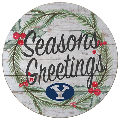 BYU Cougars 20'' x 20'' Season's Greetings Circle