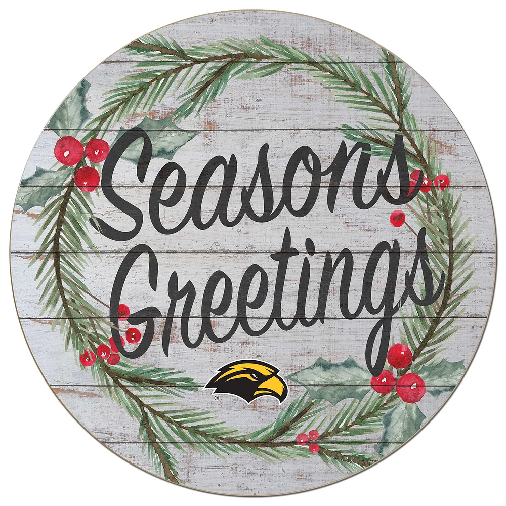 Southern Miss Golden Eagles 20'' x 20'' Season's Greetings Circle