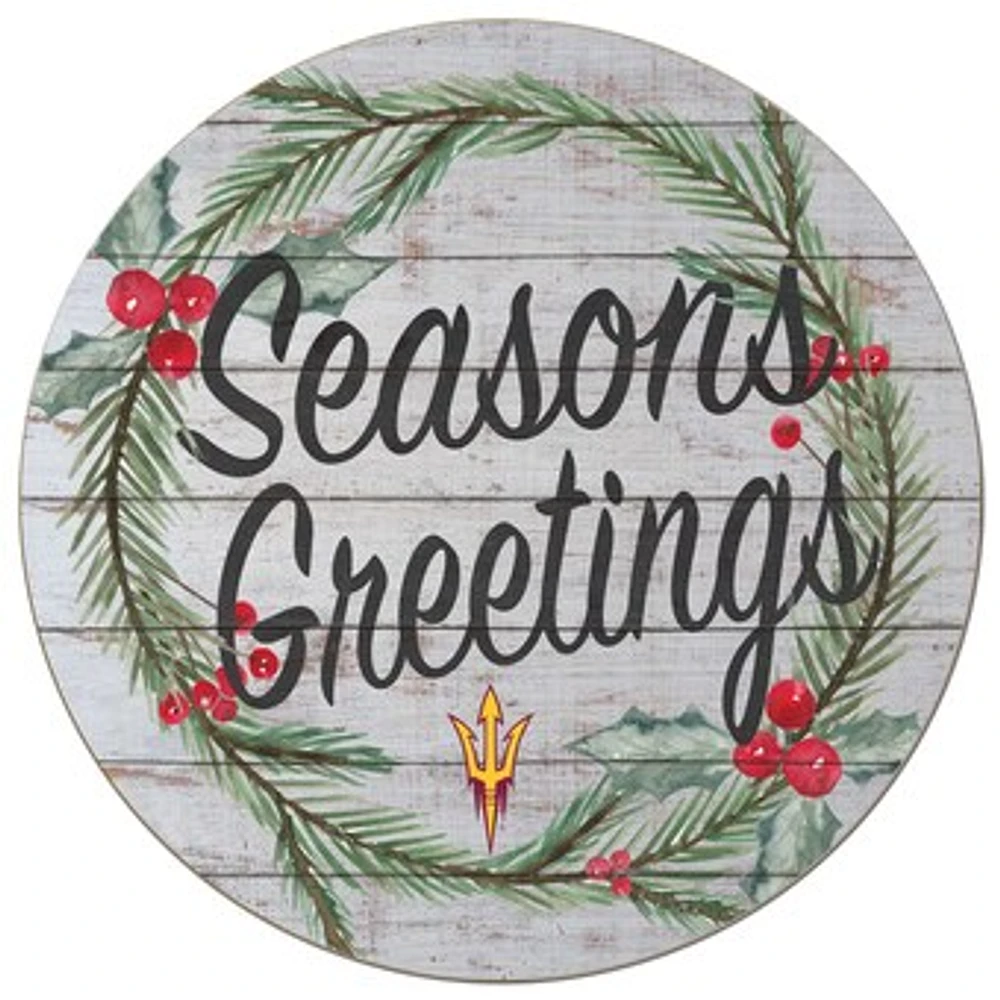 Arizona State Sun Devils 20'' x 20'' Season's Greetings Circle